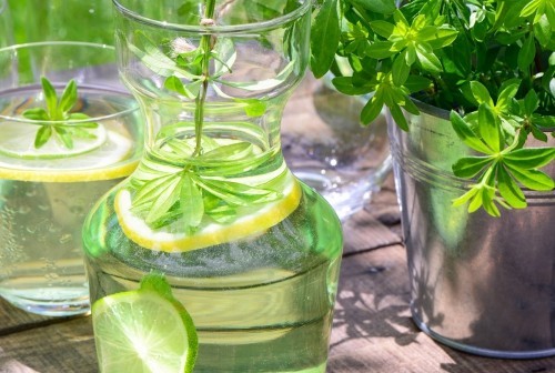 alleideen.com Waldmeister bowle Zitrone