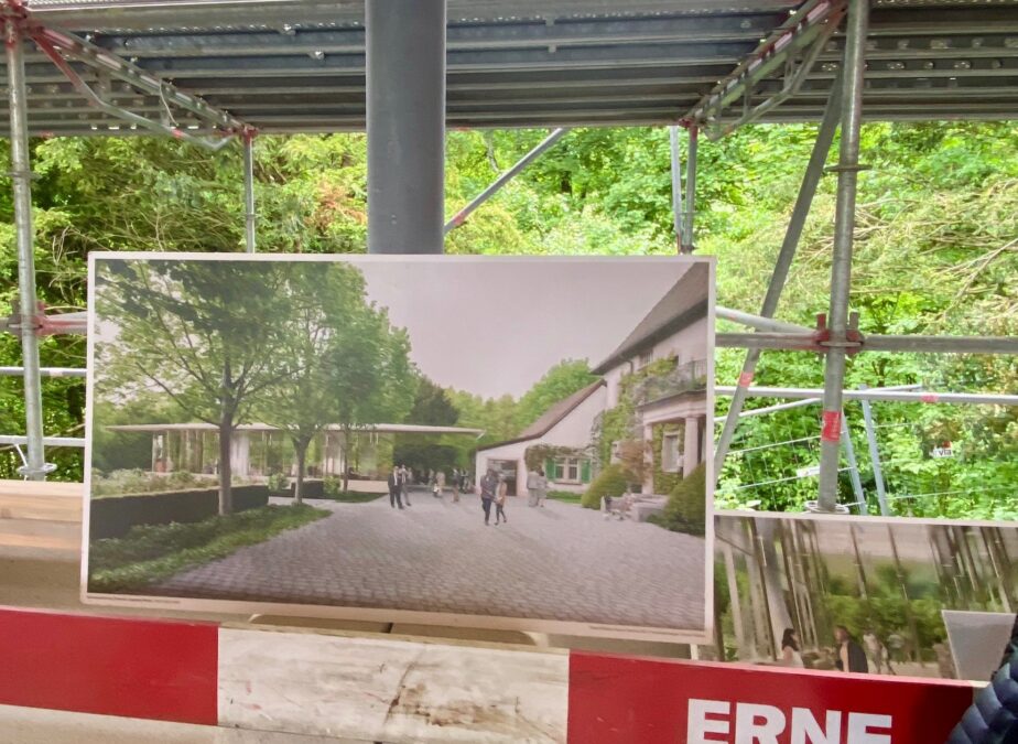 Der Zielzustand wird auf der Baustelle präsentiert (Quelle: Sabine Kleppek)