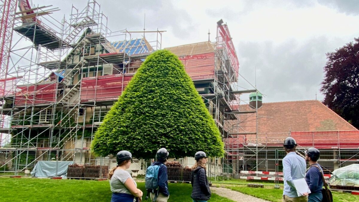 Baustelle des Museums Langmatt (Quelle: Sabine Kleppek)
