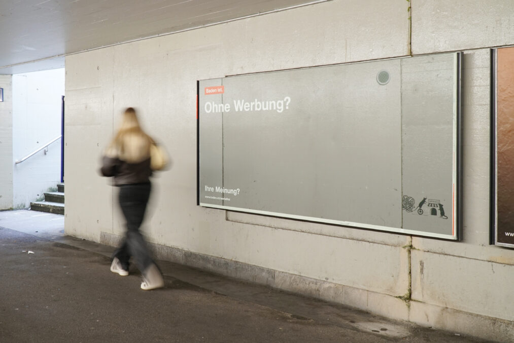 Baden ist ...ohne Werbung?