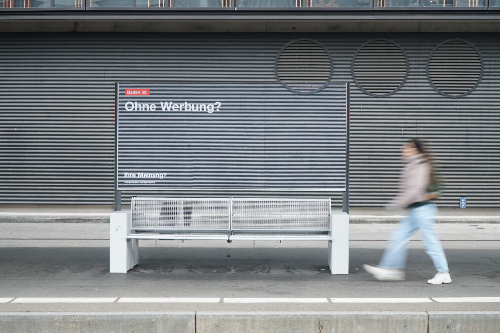 Baden ist ...ohne Werbung?